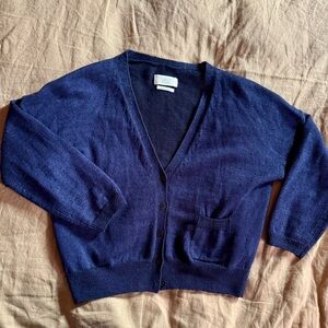 TOAST uk cardigan on navy